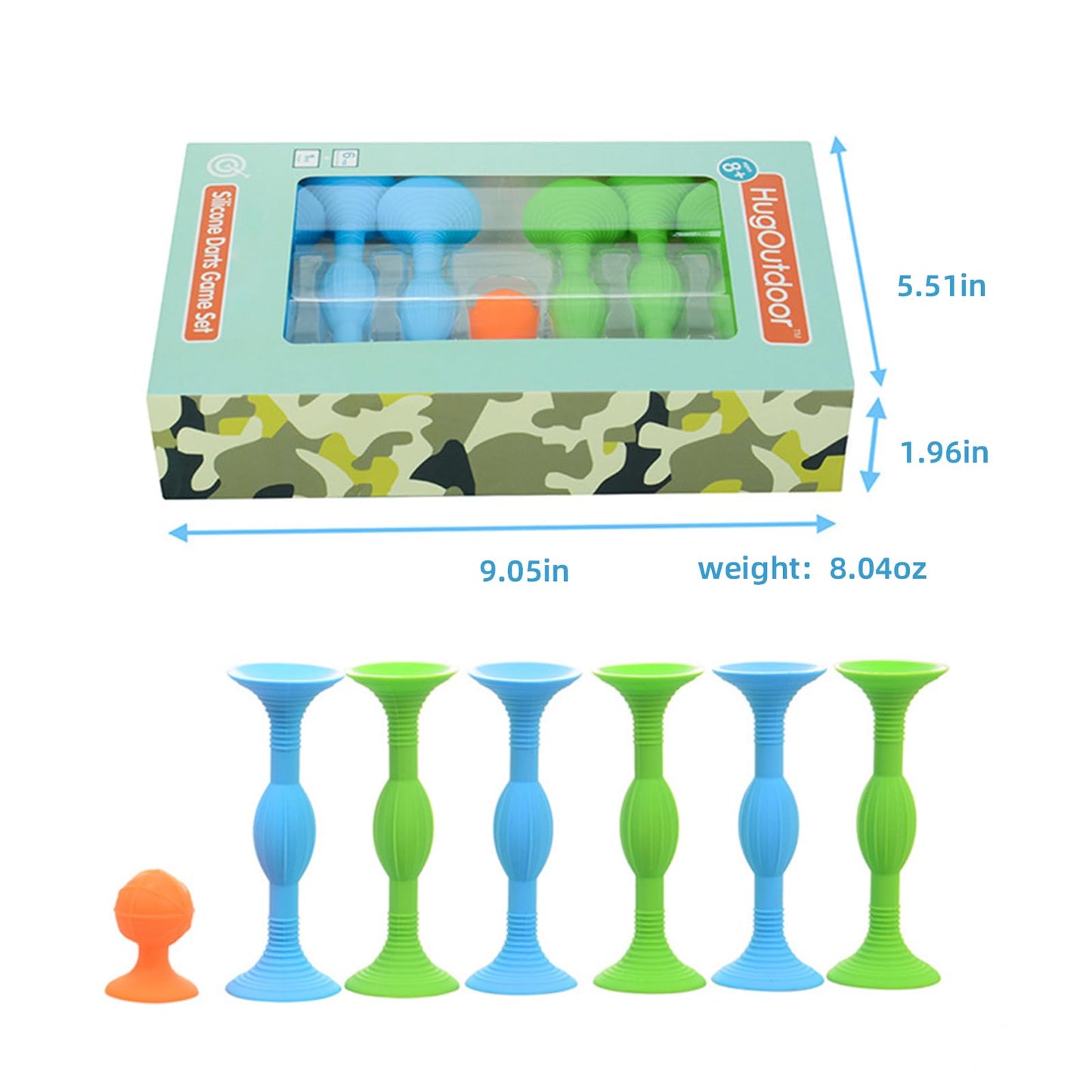 Sakerplus Double-Heade Suction Cup Game Set