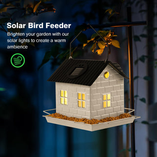 Sakerplus Hanging Solar Bird Feeder