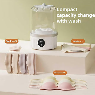 Sakerplus Portable Rechargeable Cordless Mini Washing Machine