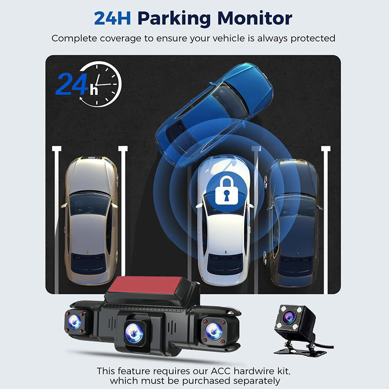 Sakerplus® 360 Front And Rear Dash Cam