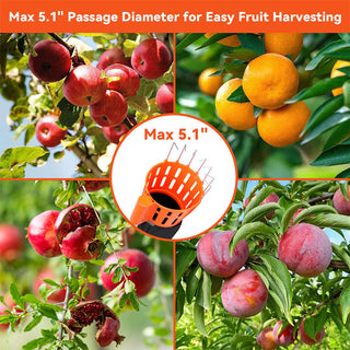 SAKER Fruit Picker Pole with Harvest Bag