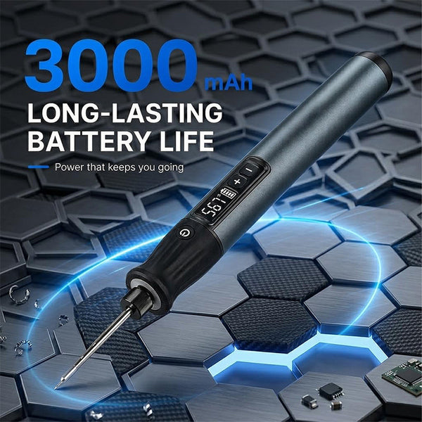 Sakerplus® Professional Cordless Digital Soldering Iron