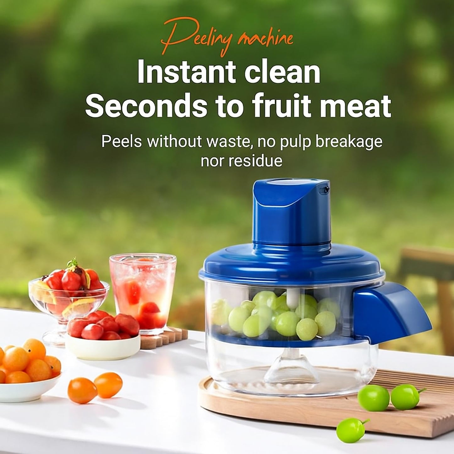 Sakerplus® Electric Garlic And Grape Peeling Machine