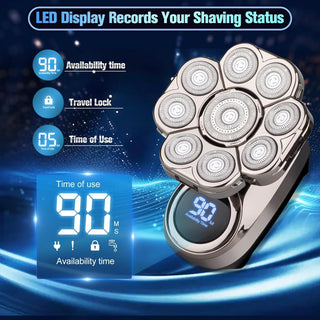Sakerplus 6-in-1 Bald Head Shaver Kit