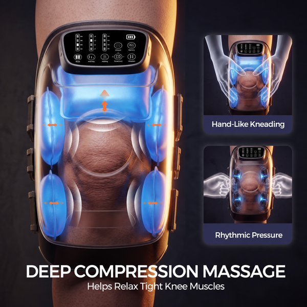 Sakerplus® Cordless Heated Knee Massage Device