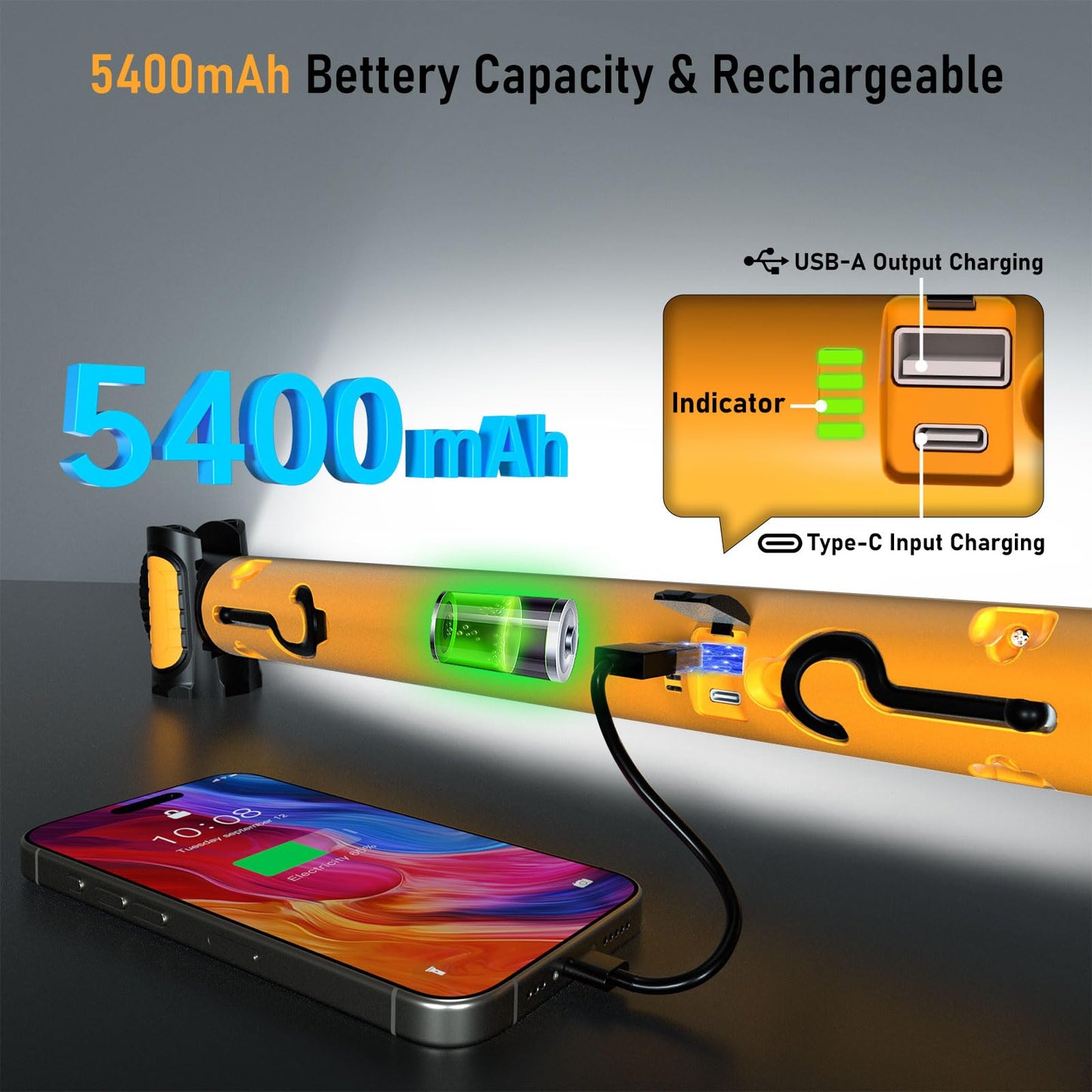 Sakerplus Cordless Underhood Work Light