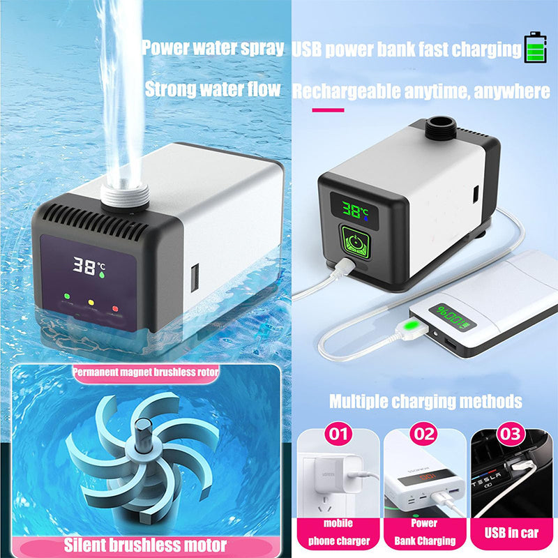 Sakerplus Charging Integrated Outdoor Electric Shower