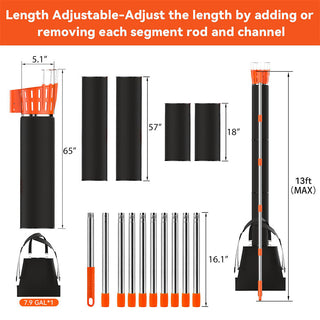 SAKER Fruit Picker Pole with Harvest Bag