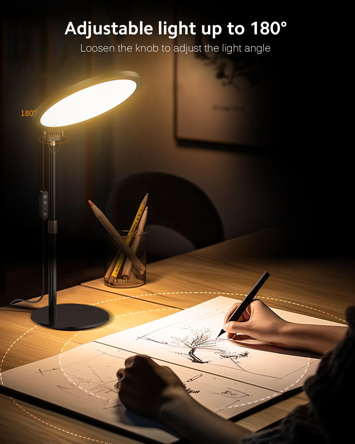 Sakerplus Ring Light with Stand for Zoom Meetings