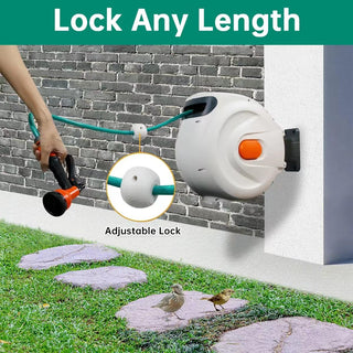 Sakerplus Wall Mount Water Hose Reel