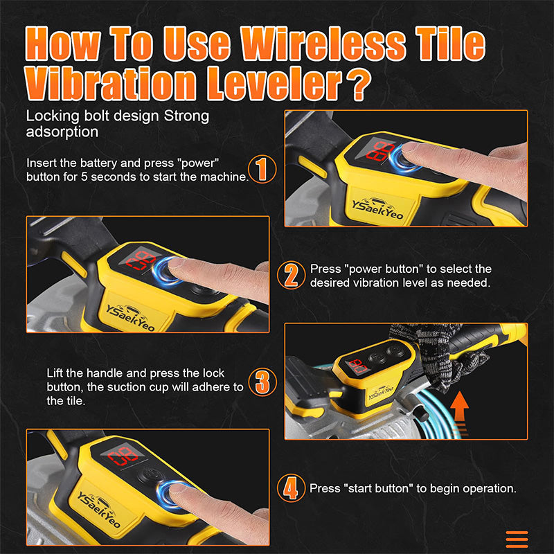 Sakerplus Cordless Tile Vibration Tool