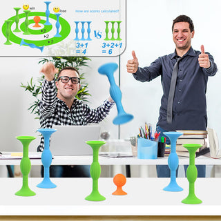 Sakerplus Double-Heade Suction Cup Game Set