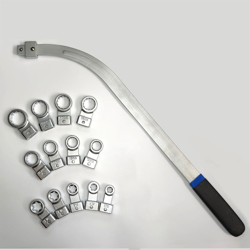 Sakerplus 15Pcs Universal Belt Tensioner Pulley Tool Kit