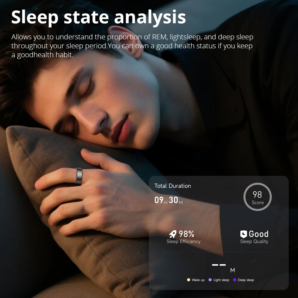 Sakerplus Smart Fitness Tracking Ring