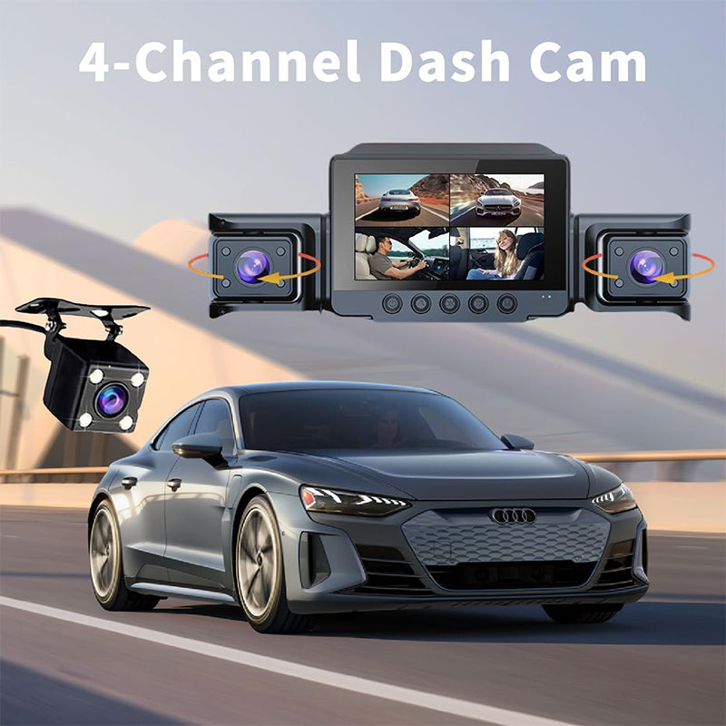 Sakerplus® 360 Front And Rear Dash Cam