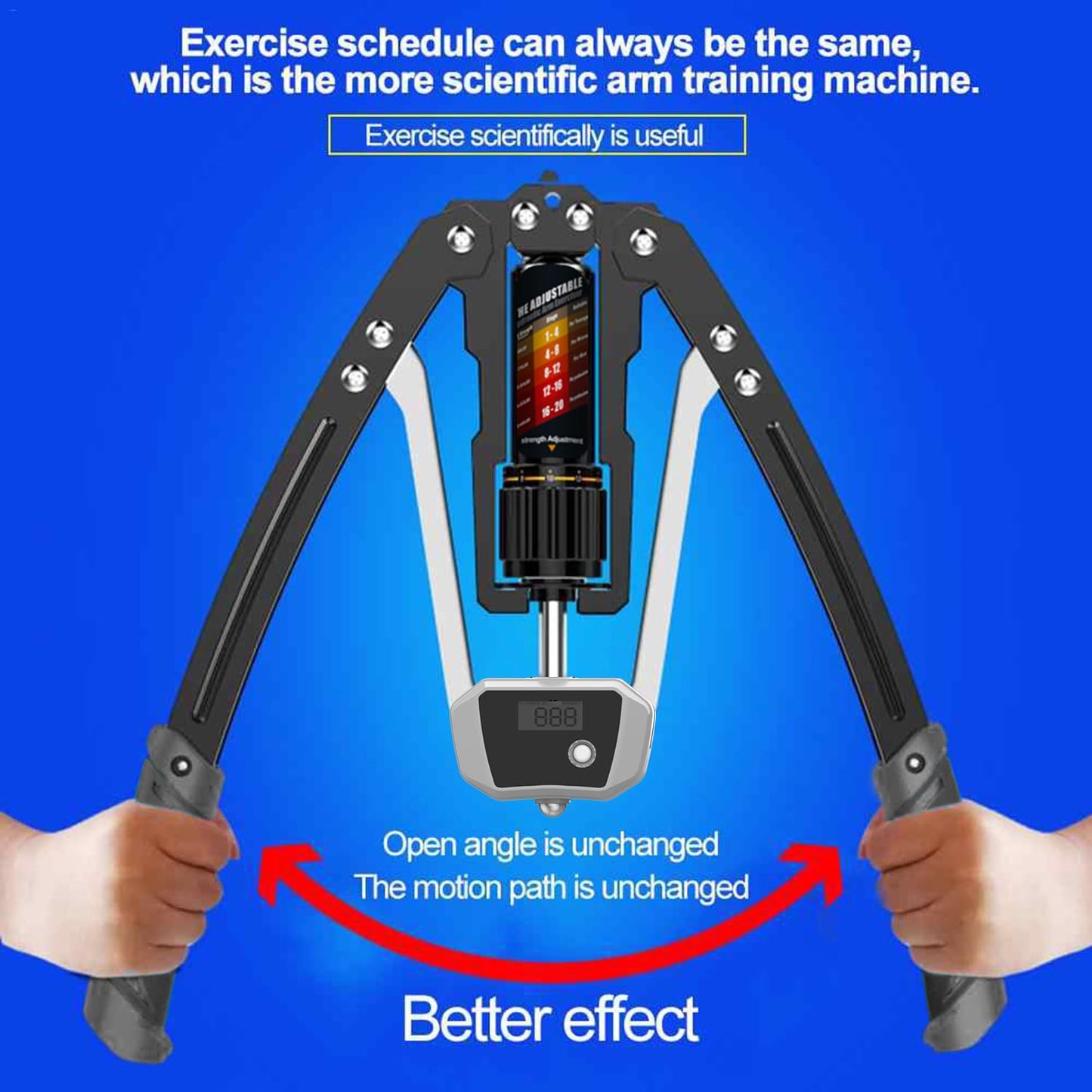 Sakerplus® Adjustable Hydraulic Arm Exerciser