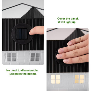 Sakerplus Hanging Solar Bird Feeder