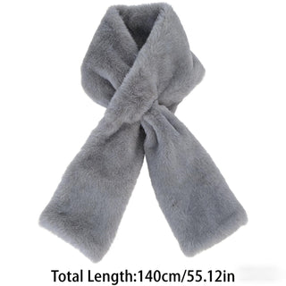 Sakerplus® Faux Fur Scarf With Hidden Pocket