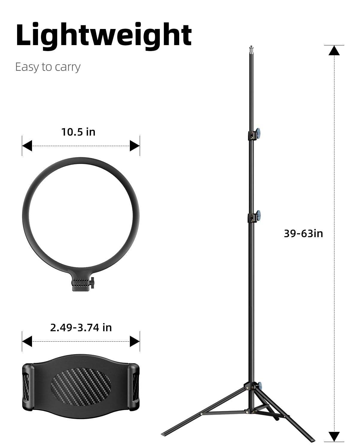 Sakerplus Ring Light with Stand for Zoom Meetings