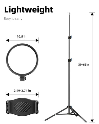 Sakerplus Ring Light with Stand for Zoom Meetings