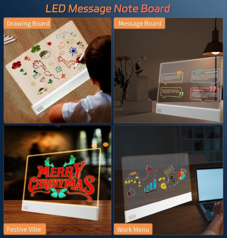 Sakerplus® LED Light Up Drawing Board