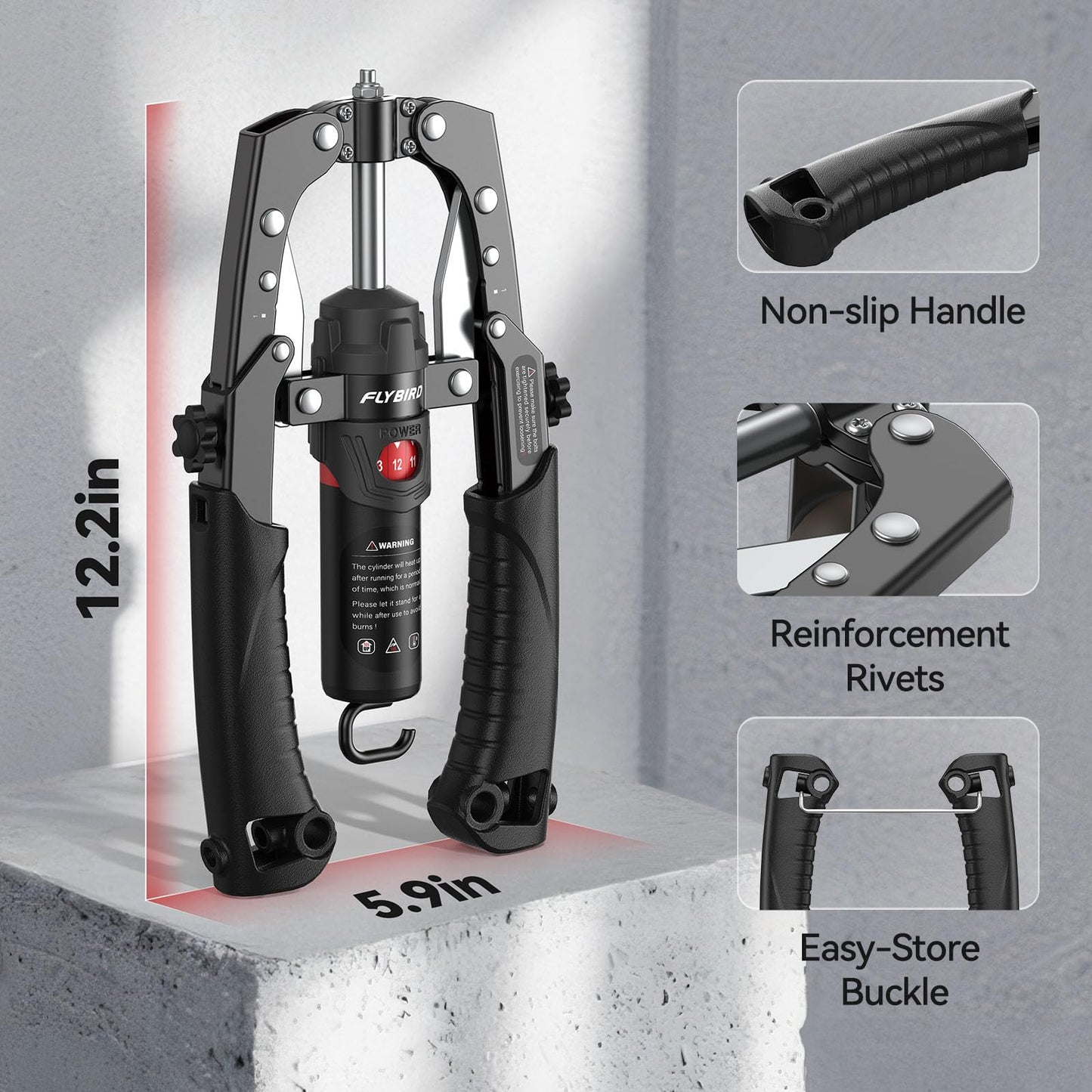 Sakerplus® Adjustable Hydraulic Arm Exerciser