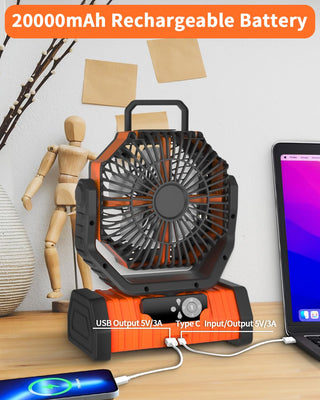 Sakerplus Camping Battery Powered Fan