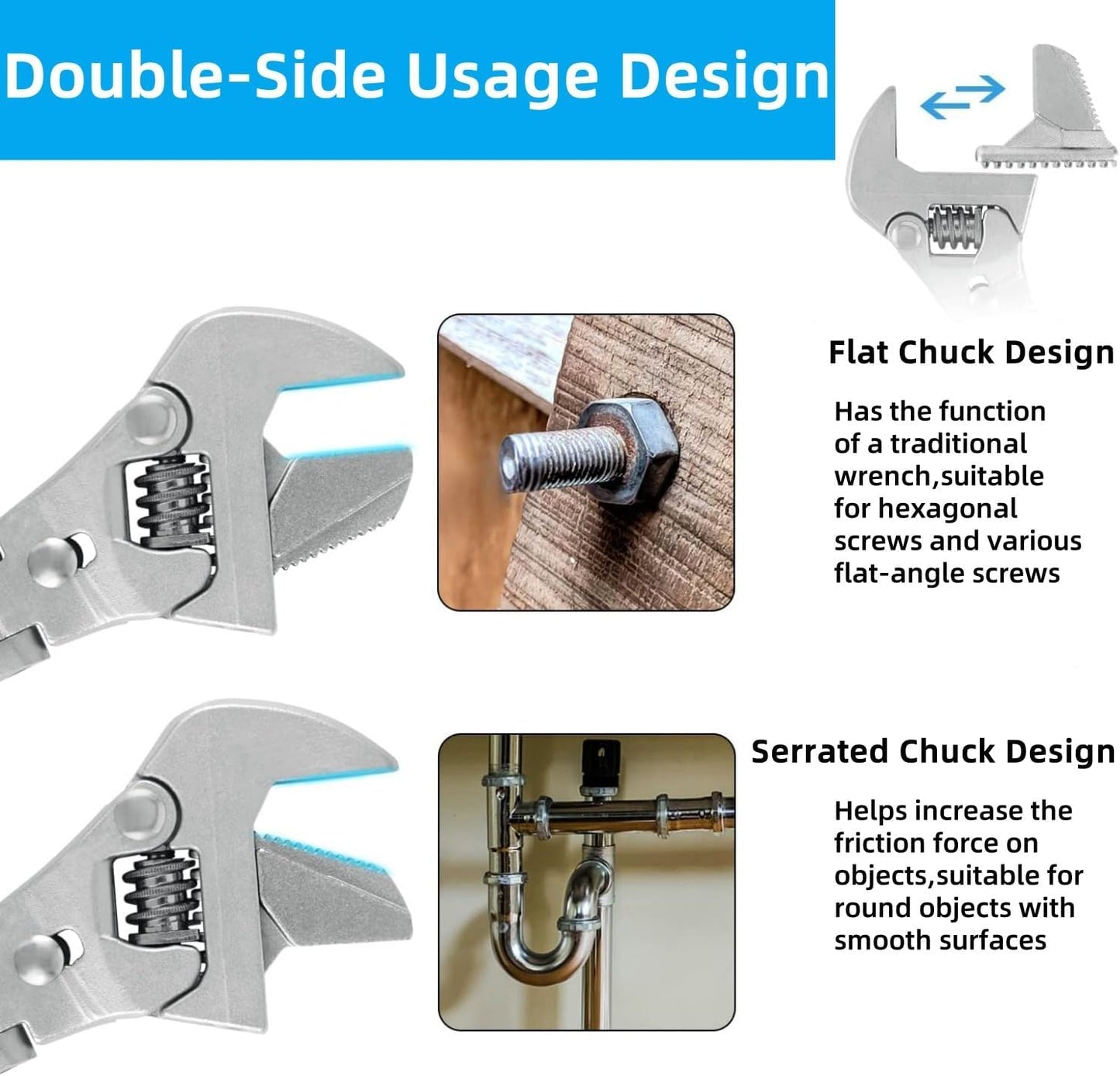 Sakerplus Adjustable Wrench