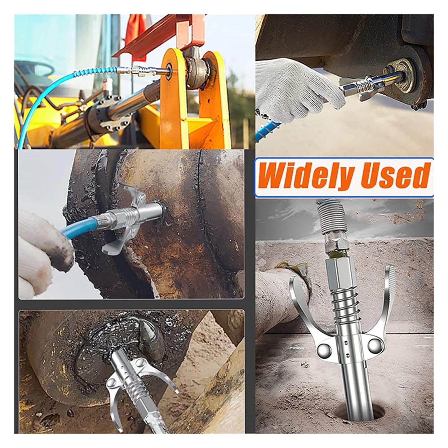 Sakerplus® High Pressure Grease Gun Coupler