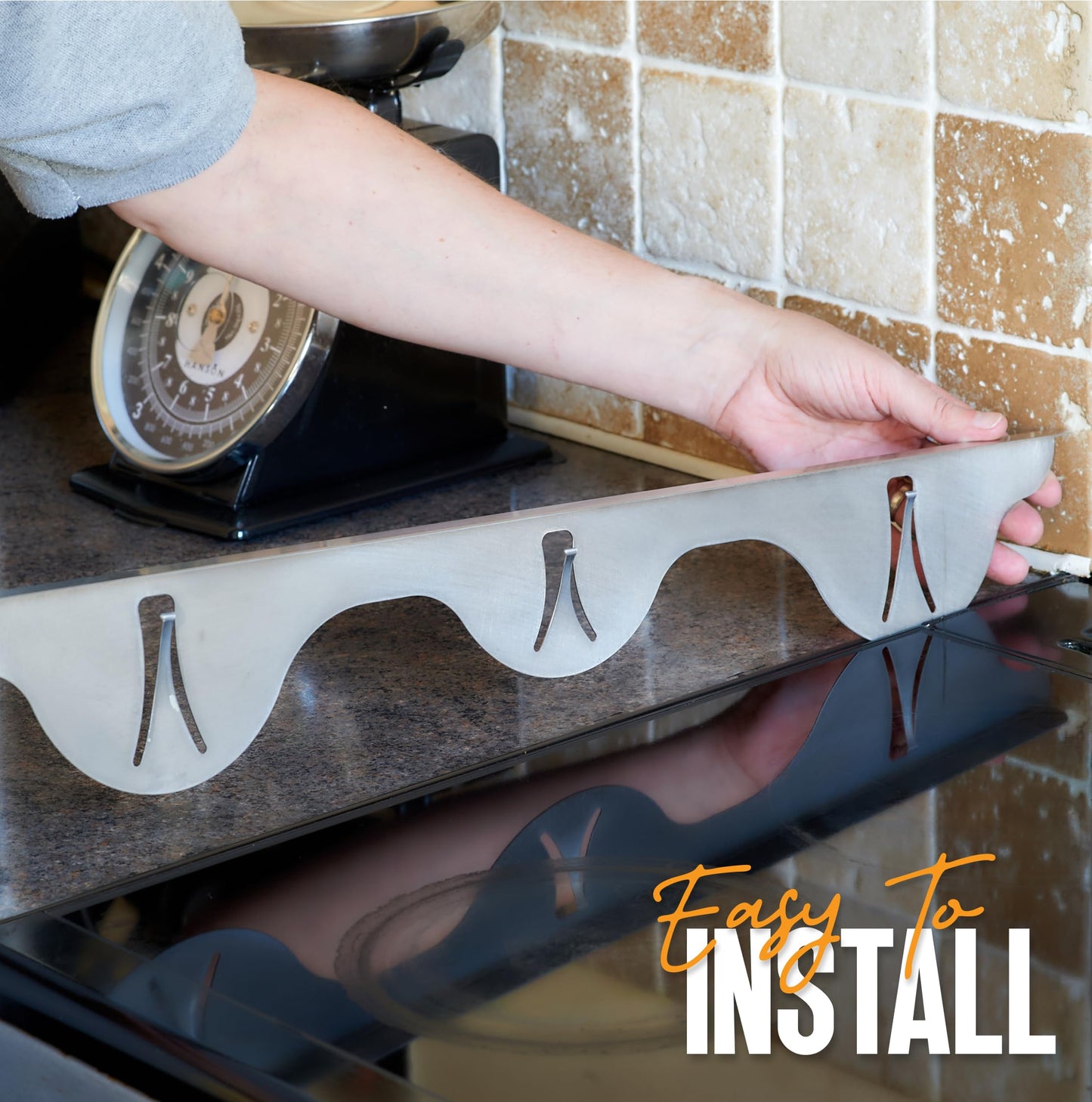 Sakerplus Stainless Steel Stove Gap Covers