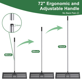 Sakerplus Lawn Leveling Rake