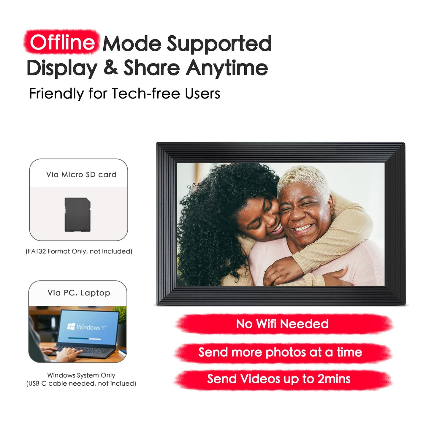 Sakerplus®  Digital Picture Frame