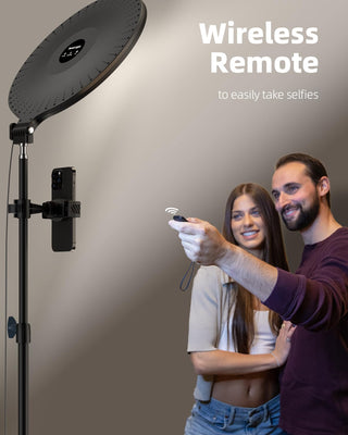 Sakerplus Ring Light with Stand for Zoom Meetings
