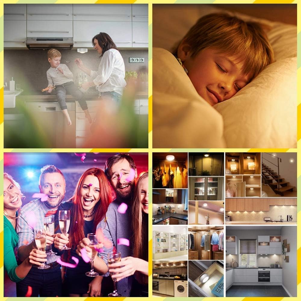 Sakerplus Battery Powered Night LED Light