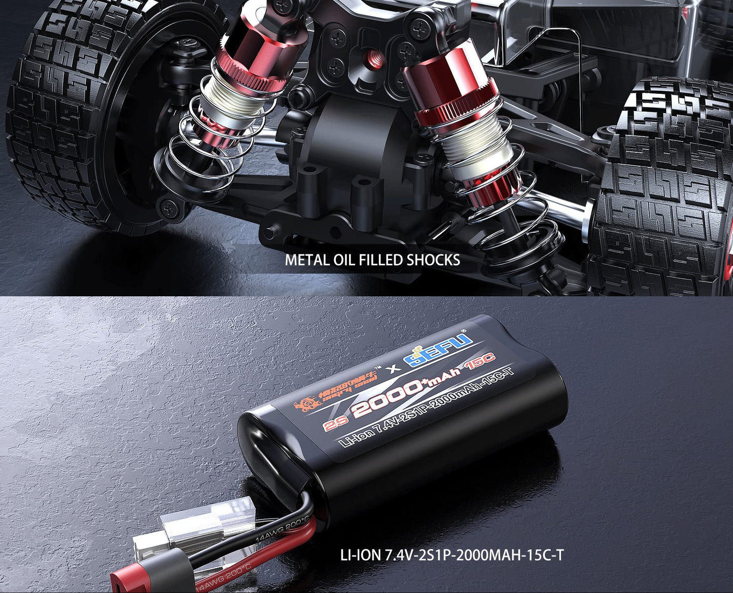 Sakerplus® Hyper Go RC Rally Car