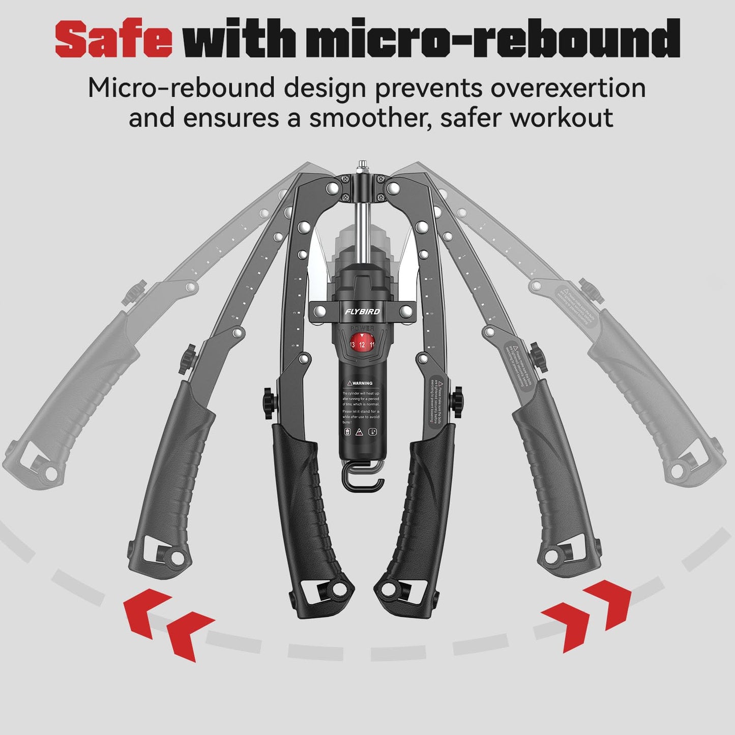 Sakerplus® Adjustable Hydraulic Arm Exerciser