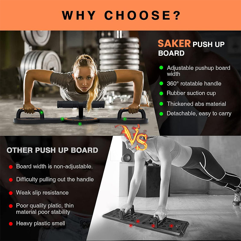 Sakerplus 4 in 1 Push Up Board