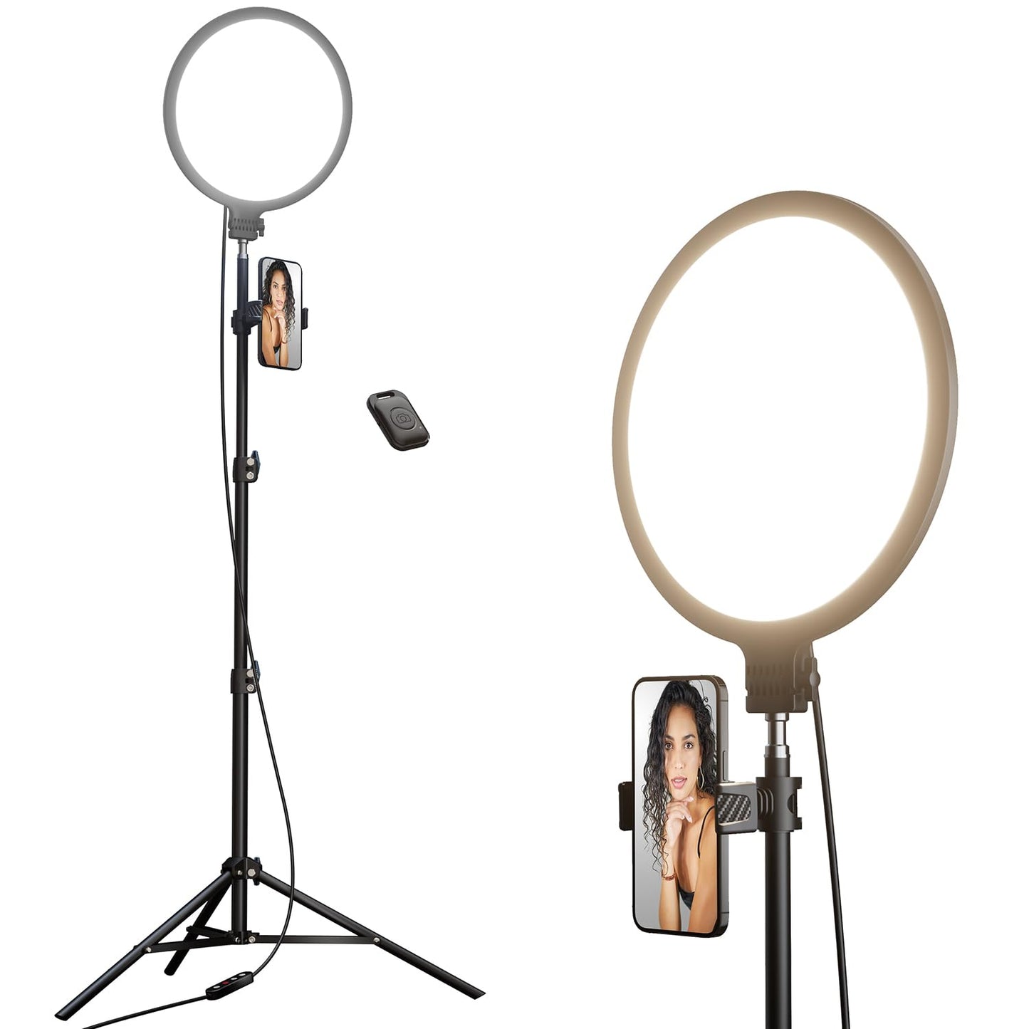 Sakerplus Ring Light with Stand for Zoom Meetings