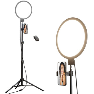 Sakerplus Ring Light with Stand for Zoom Meetings