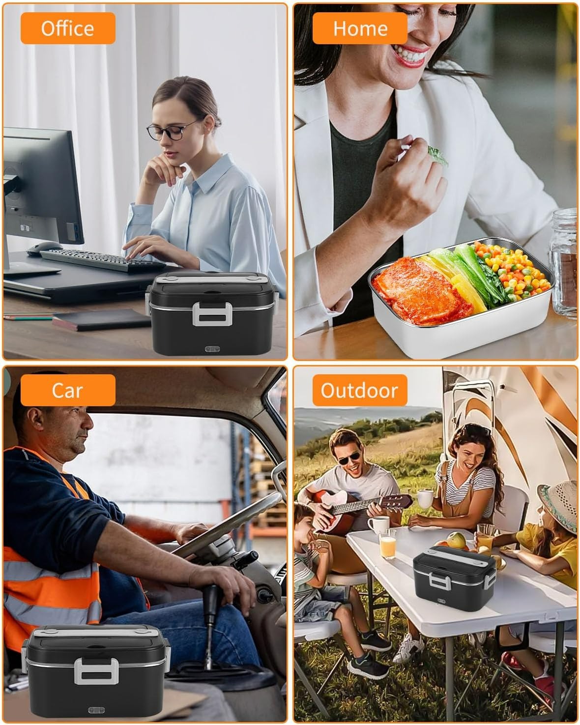 Sakerplus® 3 In 1 Electric Lunch Box