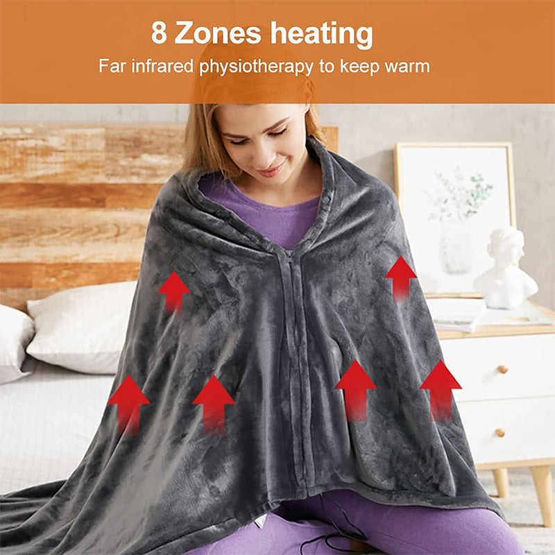 Sakerplus Electric Heated Shawl Blanket