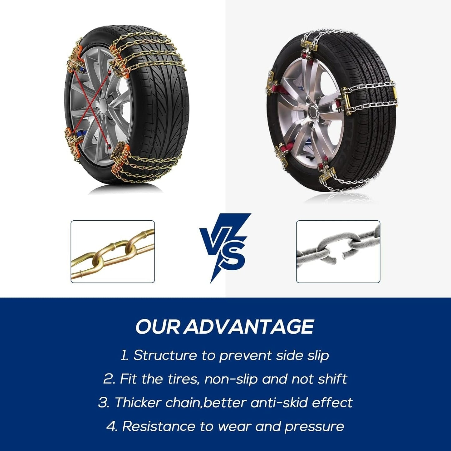 Sakerplus® Snow Chains For Car Tires