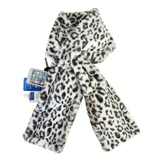 Sakerplus® Faux Fur Scarf With Hidden Pocket