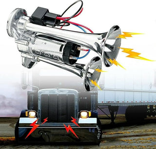 Sakerplus Loud Car Dual Trumpet Air Horn