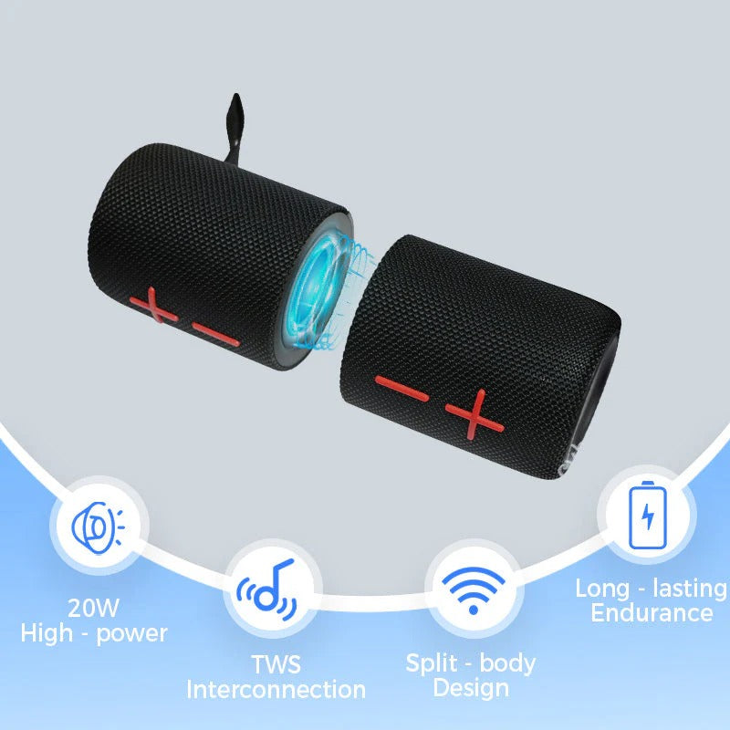 Sakerplus 2 In 1 Magnetic Bluetooth Speaker
