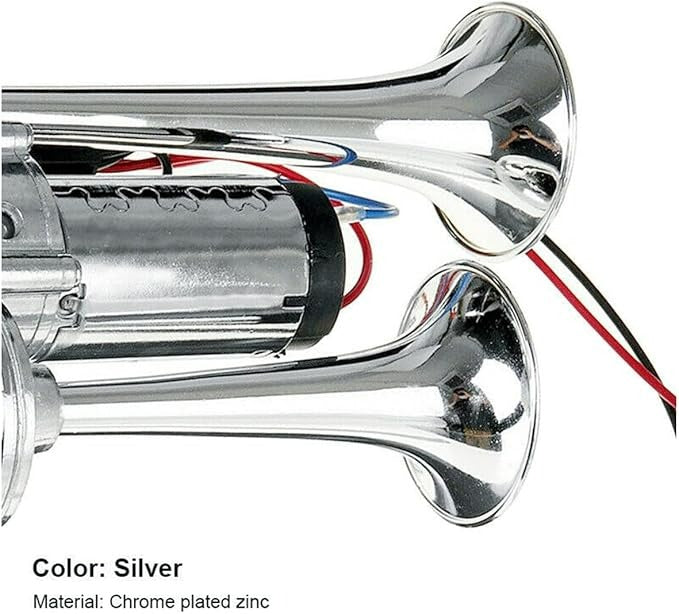 Sakerplus Loud Car Dual Trumpet Air Horn
