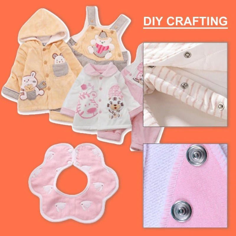 Sakerplus Metal Snap Fastener Tool Set