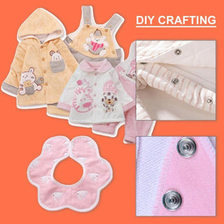 Sakerplus Metal Snap Fastener Tool Set