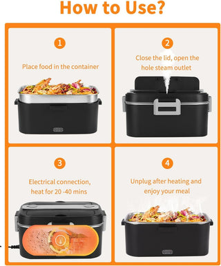 Sakerplus® 3 In 1 Electric Lunch Box