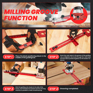 SAKER® 4 in 1 Router Milling Groove Bracket